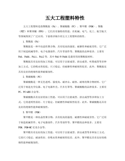 常用工程塑料的性能特点与应用(图2)